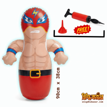 Inflatable Boxing Bop Bag – Heavy-Duty Standing Punching Toy